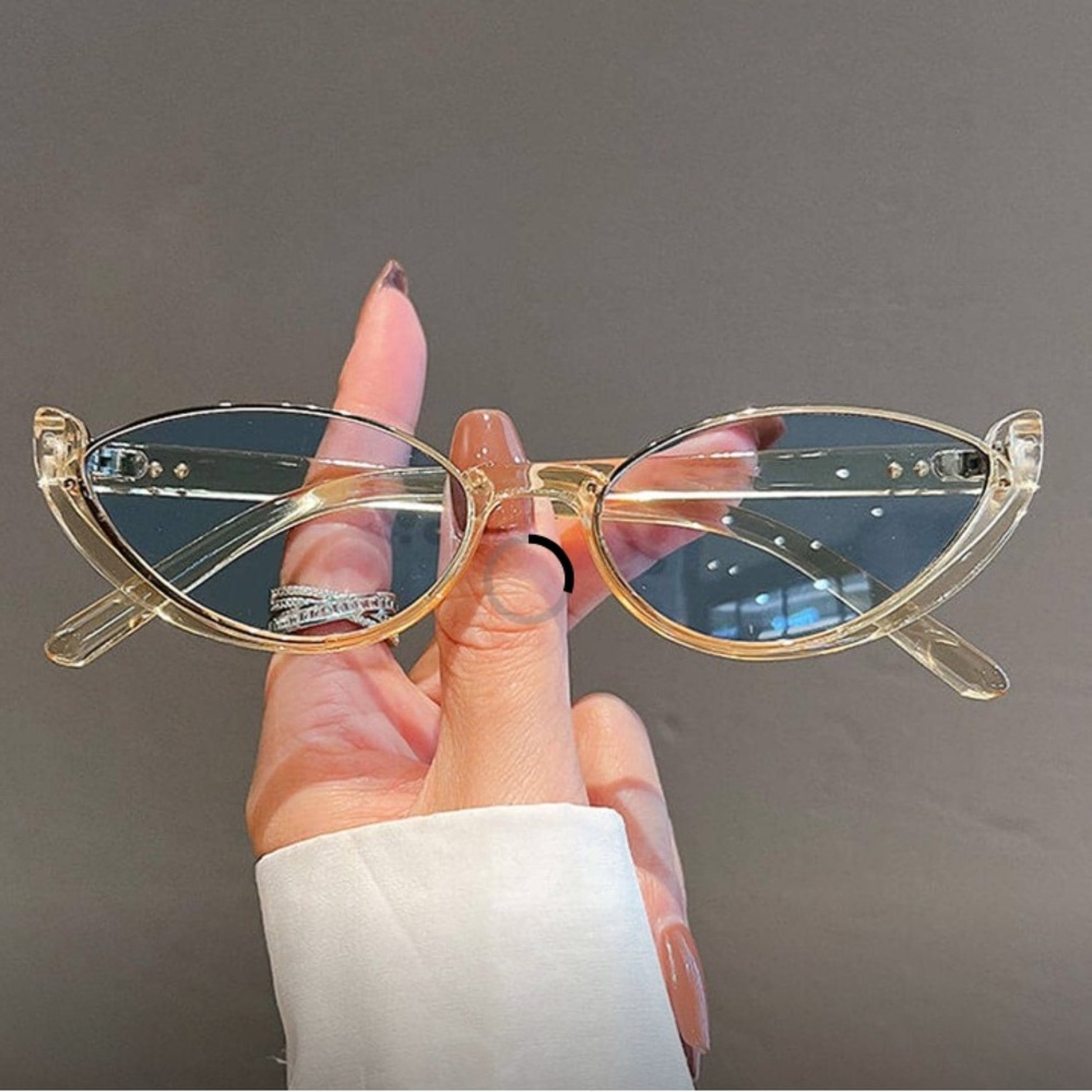 Retro Blue Fashion Sunglasses